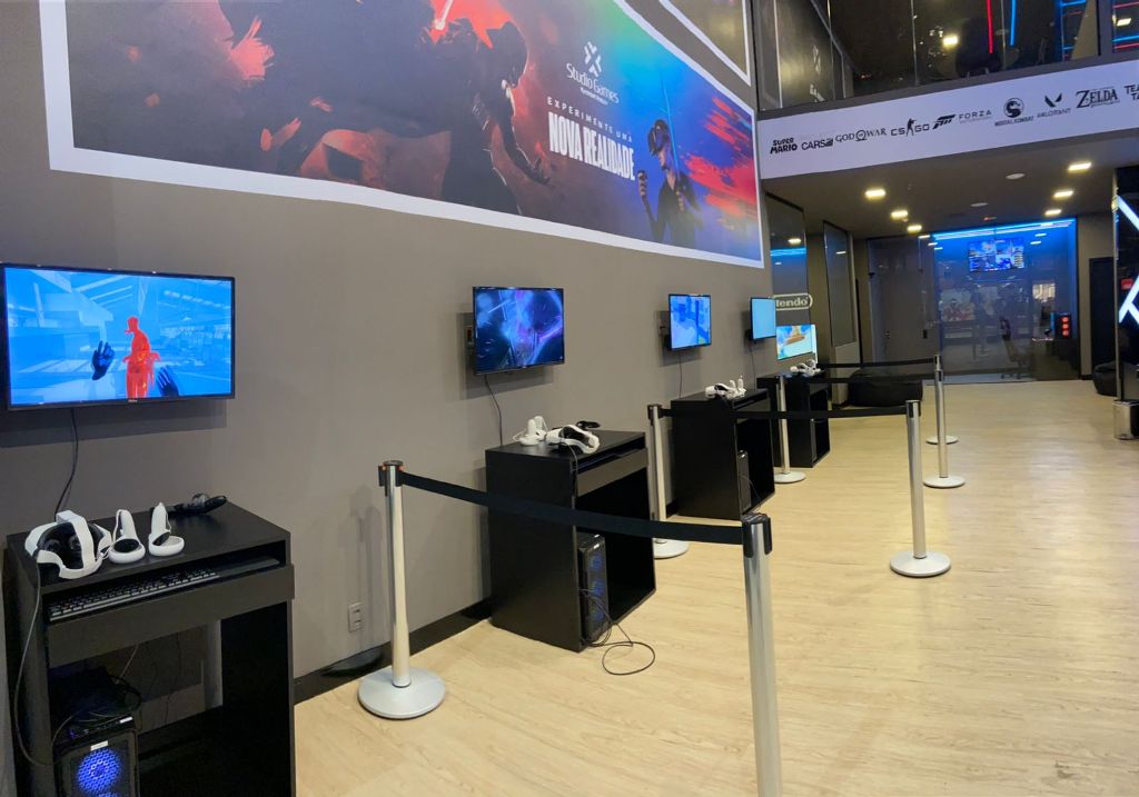 NorteShopping inaugura espaço com jogos arcade e realidade virtual
