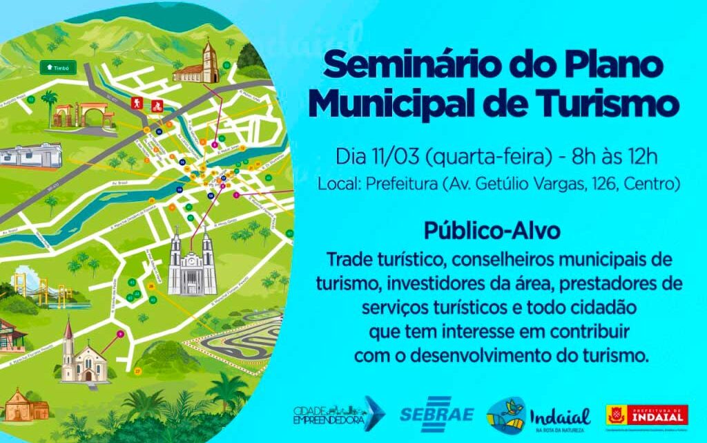 Indaial realiza Seminário do Plano Municipal de Turismo