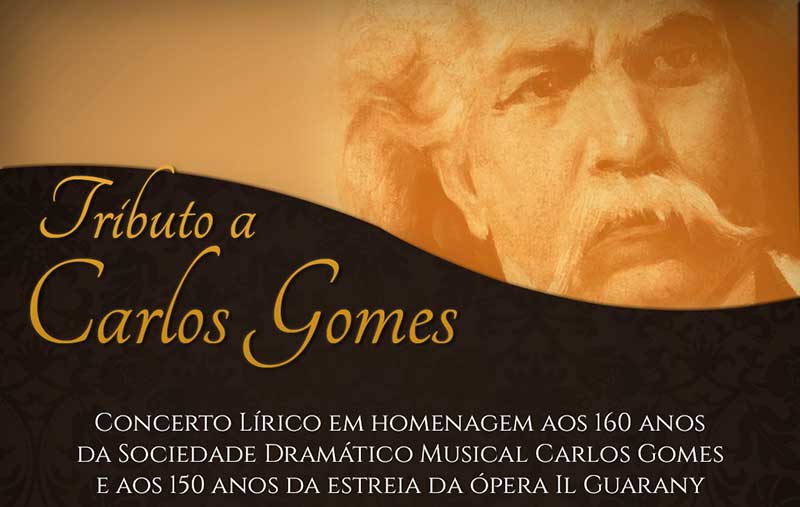 Concerto gratuito celebra os 160 da Sociedade Dramático Musical Carlos Gomes (Teatro Carlos Gomes)