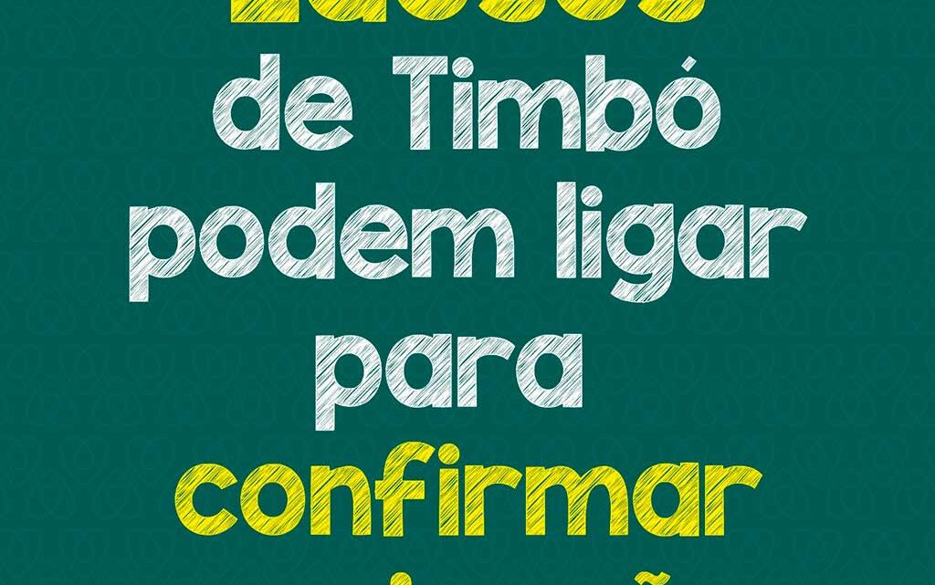 Idosos de Timbó podem ligar para confirmar vacinação Idosos de Timbó podem ligar para confirmar vacinação