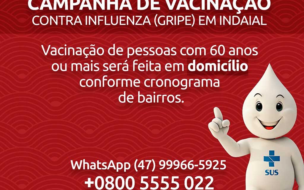 Indaial adota nova estratégia para a vacinação contra a gripe