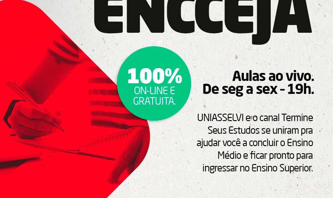 Maratona do ENCCEJA: aulas on-line para quem pretende fazer o exame em 2020 Maratona do ENCCEJA: aulas on-line para quem pretende fazer o exame em 2020