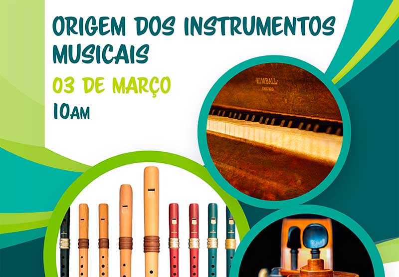 Museu da Música recebe exposição sobre Origem dos Instrumentos Musicais