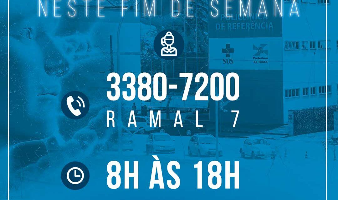 Policlínica estará de plantão para sanar dúvidas pelo telefone neste fim de semana