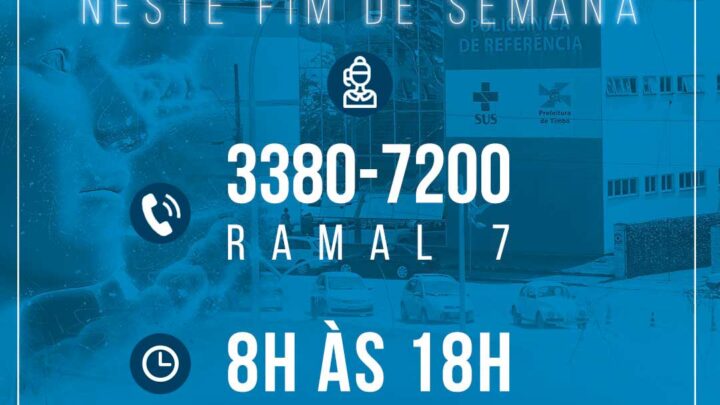 Policlínica estará de plantão para sanar dúvidas pelo telefone neste fim de semana
