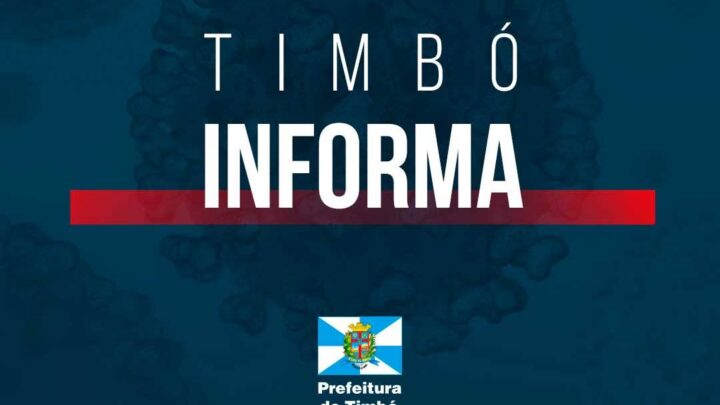 Vigilância Epidemiológica de Timbó pede contraprova de caso suspeito de coronavírus