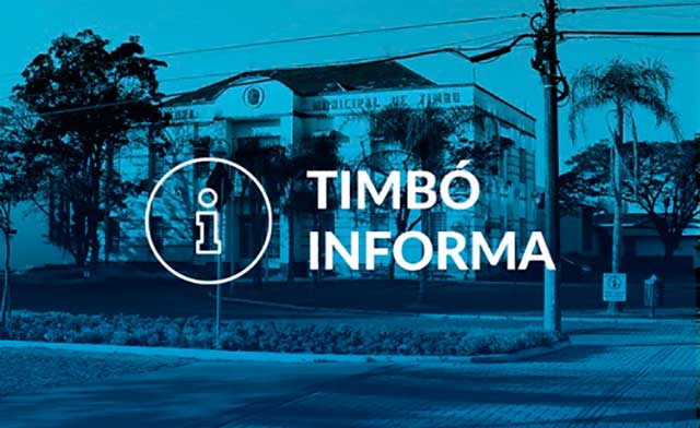 Nota oficial: Aulas na rede pública municipal de ensino de Timbó serão suspensas