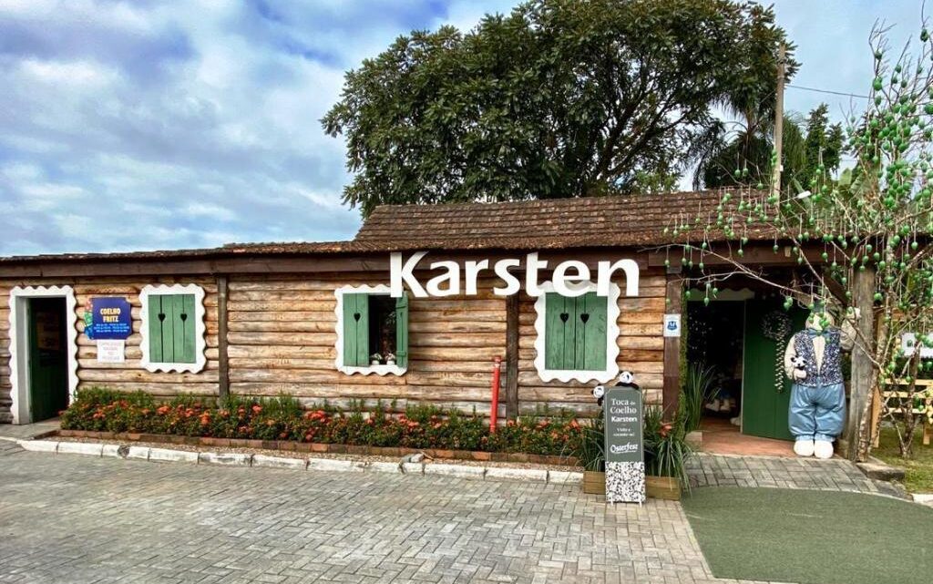 Osterfest, em Pomerode, tem Toca do Coelho Karsten Osterfest, em Pomerode, tem Toca do Coelho Karsten