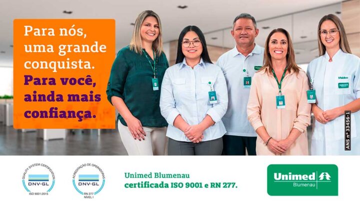 Unimed Blumenau conquista certificações de qualidade e excelência