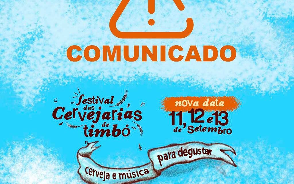 Festival das Cervejarias de Timbó é adiado para setembro