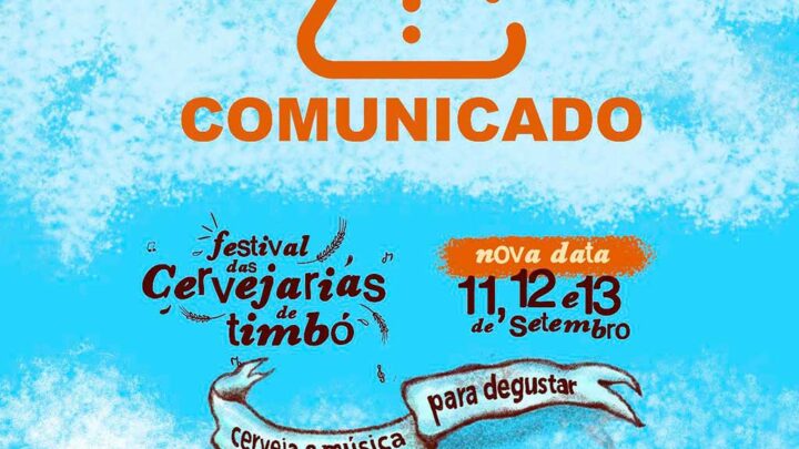Festival das Cervejarias de Timbó é adiado para setembro