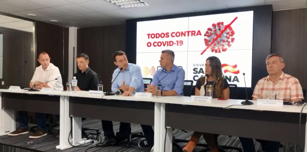 Governador de Santa Catarina determina novas medidas