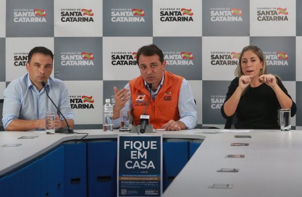 Coronavírus em SC: governador anuncia prorrogação das medidas de isolamento social por mais sete dias