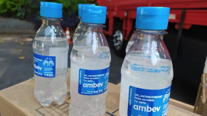 COVID-19: Rede pública de saúde de Santa Catarina receberá doação de álcool em gel da Ambev