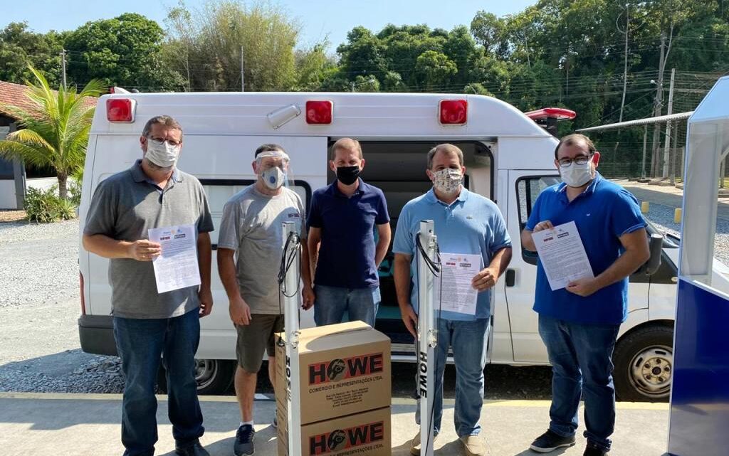 Hospital Dom Bosco recebe doações da empresa Howe e Rotary Club de Timbó com o apoio do Ministério Público de Timbó