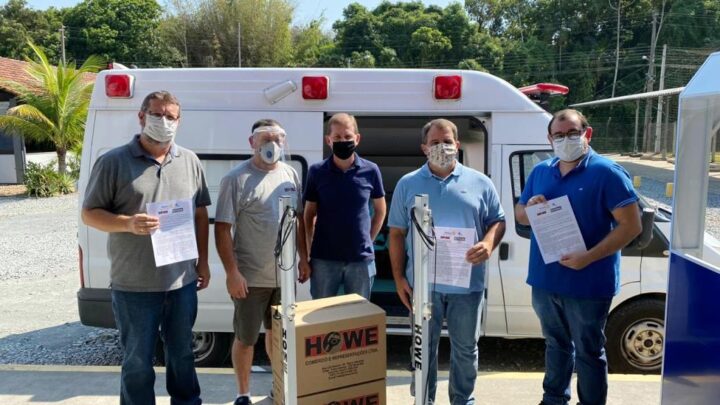 Hospital Dom Bosco recebe doações da empresa Howe e Rotary Club de Timbó com o apoio do Ministério Público de Timbó