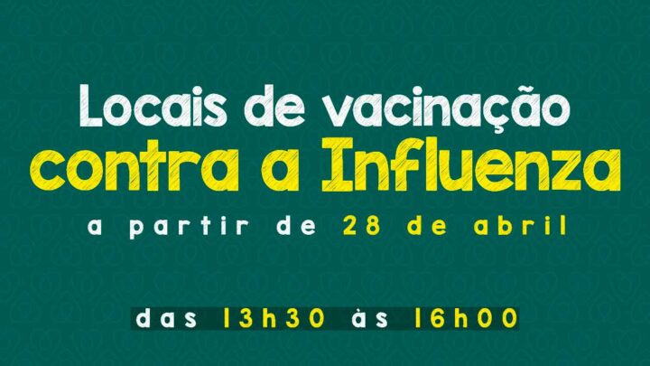 Mudanças nos locais de vacinação contra a Influenza