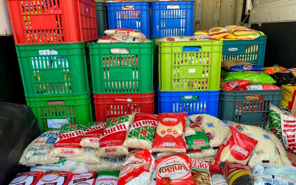 PillRed arrecada 800kg de doações para o Timbó Que Cuida