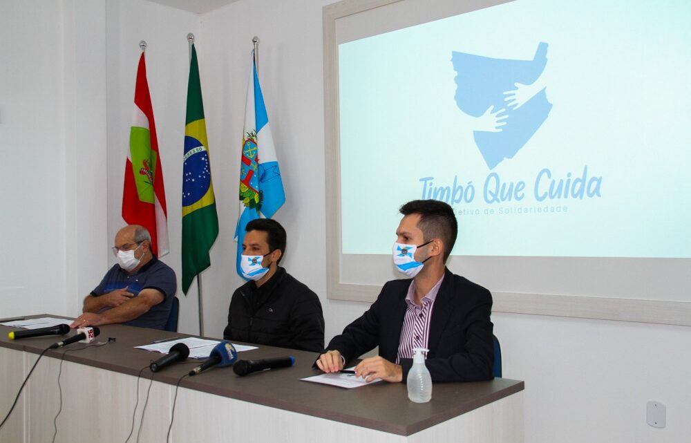 Prefeitura de Timbó lança campanha “Timbó Que Cuida”