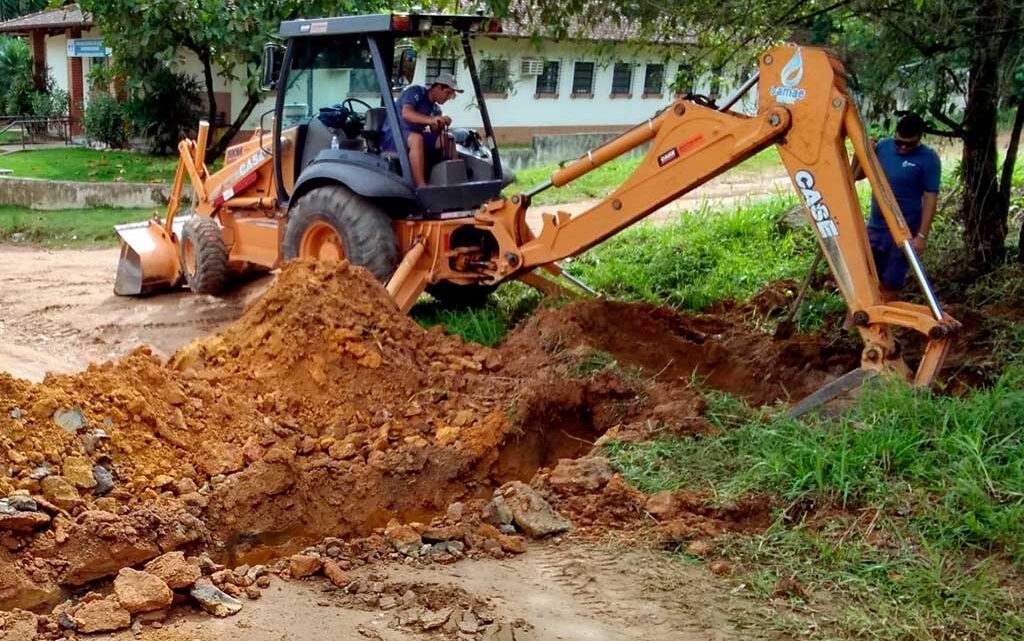 Samae realiza obras de melhoria na rua Carajás