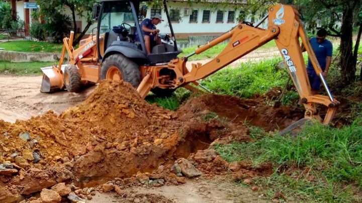 Samae realiza obras de melhoria na rua Carajás