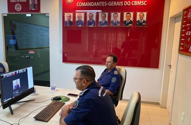 Coronavírus em SC: Curso para novos soldados do Corpo de Bombeiros Militar tem aula inaugural online pela primeira vez