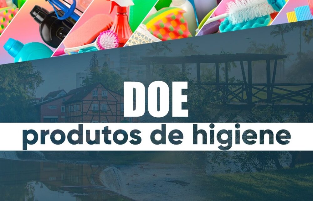 Timbó Que Cuida reforça pedido para doações de itens de higiene