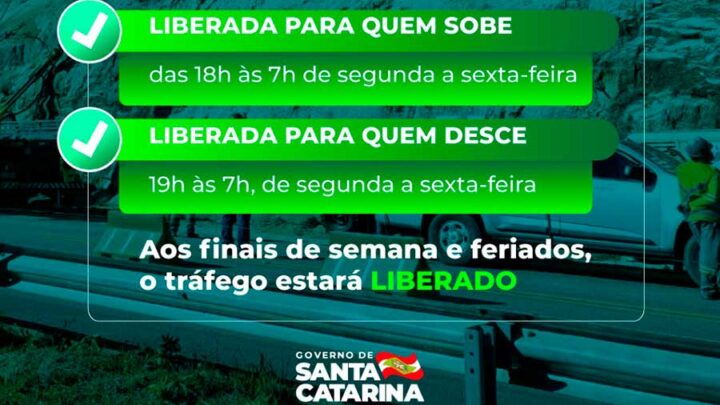Serra do Rio do Rastro – Tráfego liberado no feriado da Independência