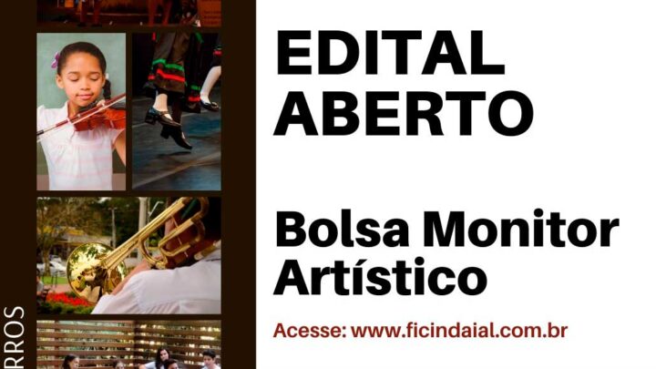Fundação Indaialense abre inscrições para vagas de Bolsa Monitor Artístico