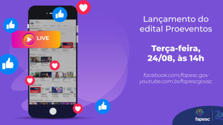 Fapesc apoia retomada de eventos de ciência e tecnologia em SC com investimento de R$ 3,6 milhões