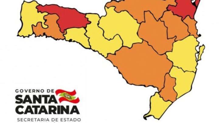 Coronavírus: Confira como ficou a Matriz de Risco Potencial deste sábado em SC