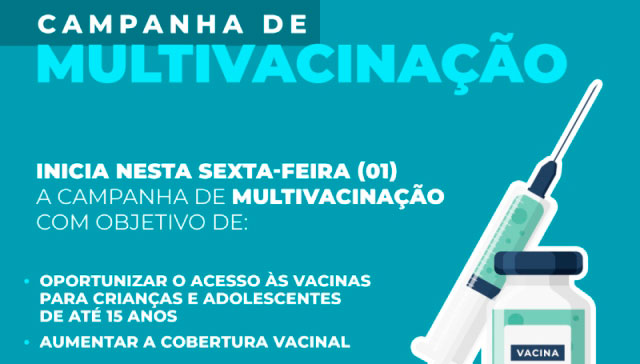 Timbó inicia Campanha de Multivacinação nesta sexta-feira Timbó inicia Campanha de Multivacinação nesta sexta-feira