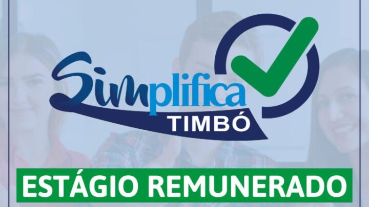 Programa Simplifica Timbó abre inscrições para processo de seleção