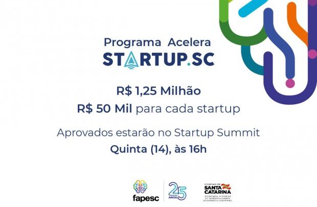 Fapesc e Sebrae apresentam aprovados no Programa Acelera Startup SC