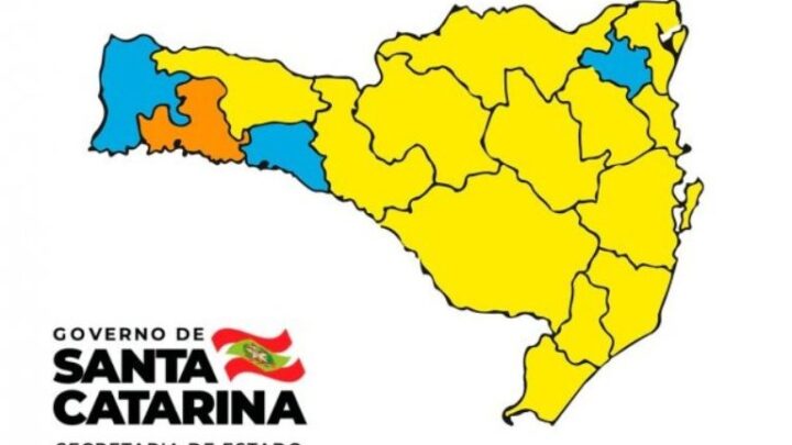 Coronavírus: Santa Catarina tem apenas uma região em estado grave