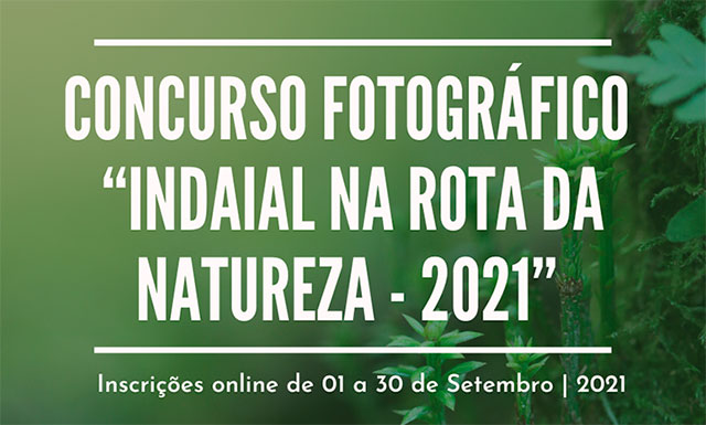 Inscrições para Concurso Fotográfico “Indaial na Rota da Natureza” seguem até a próxima terça (16)