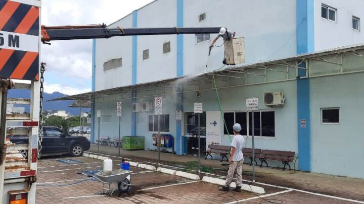 Hospital Beatriz Ramos inicia pintura de sua estrutura externa
