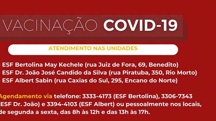 Vacinação contra a Covid-19 é estendida para mais uma Unidade de Saúde