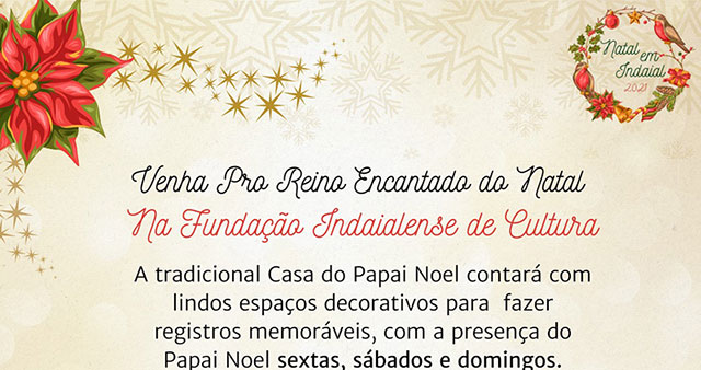 Prefeitura de Indaial prepara programação natalina para este fim de semana