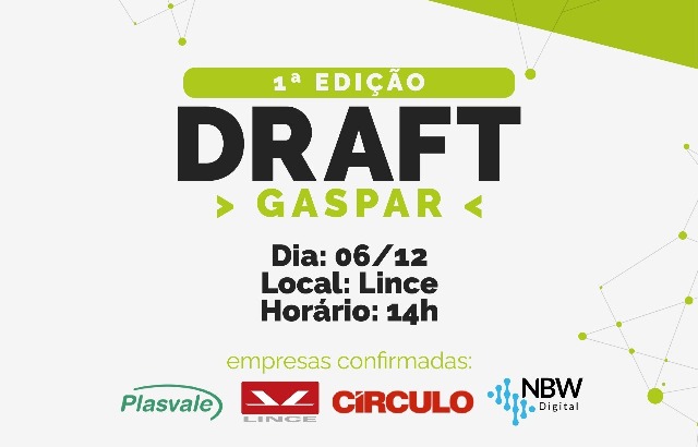 BLUSOFT ACATE realiza primeiro DRAFT na cidade de Gaspar BLUSOFT ACATE realiza primeiro DRAFT na cidade de Gaspar