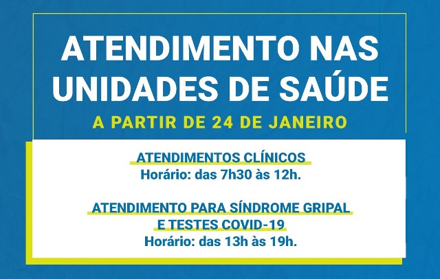 Unidades de Saúde de Timbó estendem atendimento a Covid-19