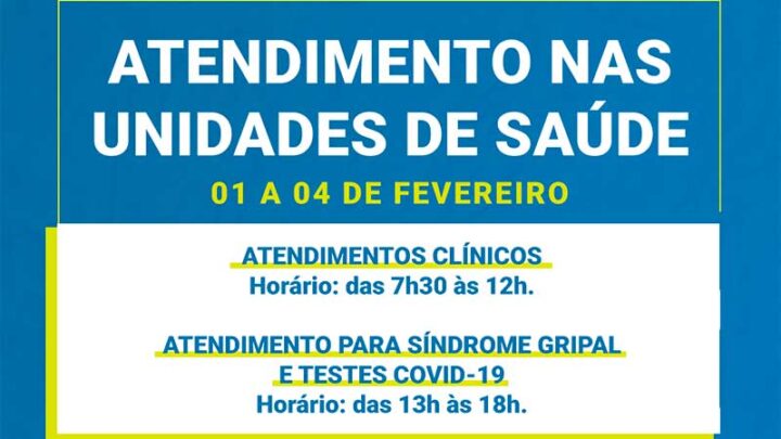 Unidades de Saúde de Timbó têm mudança no horário de atendimento à Covid-19