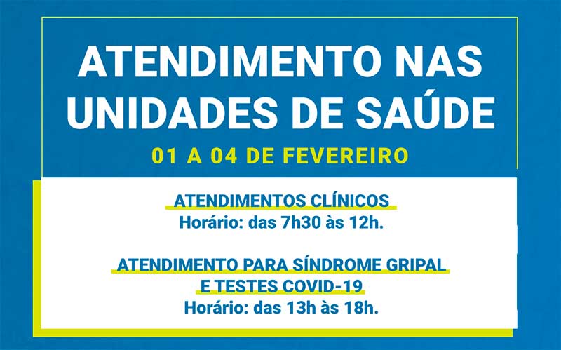 Unidades de Saúde de Timbó têm mudança no horário de atendimento à Covid-19