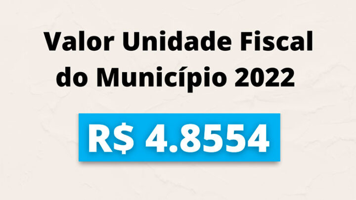 Prefeitura de Timbó apresenta valor da UFM para 2022
