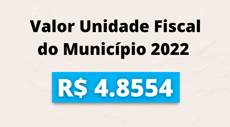 Prefeitura de Timbó apresenta valor da UFM para 2022