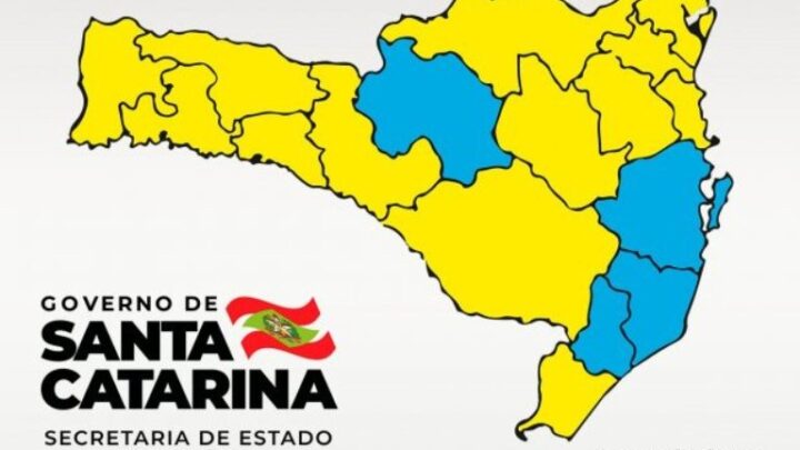 Covid-19 – Matriz de Risco Regionalizado aponta 13 regiões no nível alto e quatro no moderado em SC
