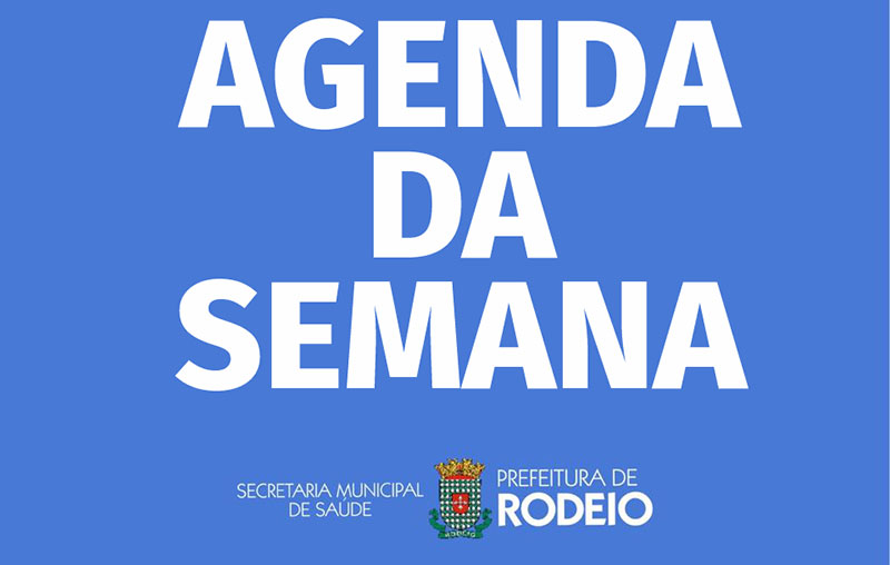 AGENDA DA VACINAÇÃO CONTRA COVID-19 EM RODEIO DESTA SEMANA AGENDA DA VACINAÇÃO CONTRA COVID-19 EM RODEIO DESTA SEMANA