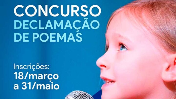 Timbó – Inscrições abertas para Concurso de Declamação de Poemas
