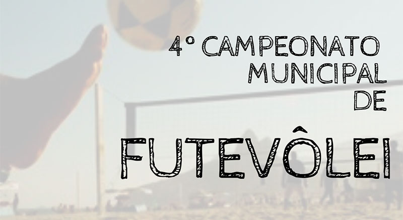4º Campeonato de Futevôlei de Timbó inicia nesta terça-feira
