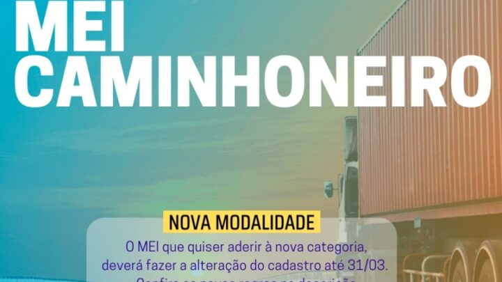 Sala do Empreendedor de Timbó informa sobre nova categoria MEI Caminhoneiro